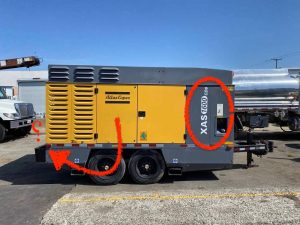 XAS 1600 atlas copco