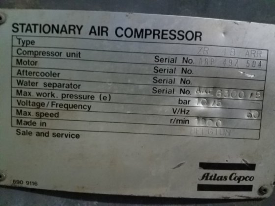 کمپرسور ZR 4 اطلس کوپکو مدل B